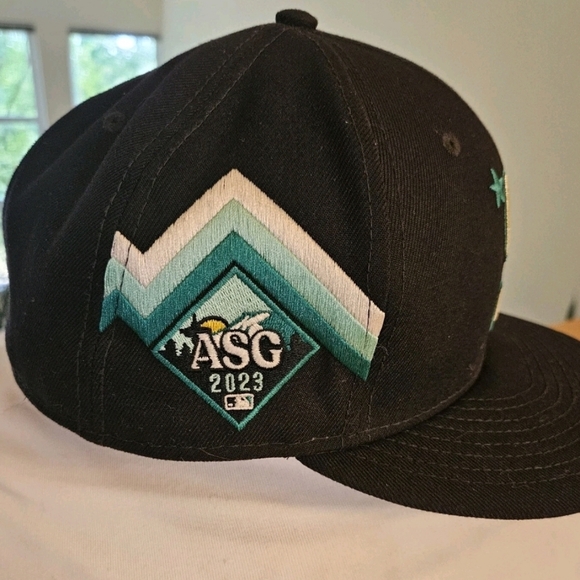 Seattle Mariners ASG 2023 New Era Authentic On-Field 59FIFTY Fitted Hat Size 7.5 - Picture 2 of 5